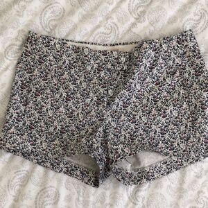 J Crew Floral Shorts - size 6, inseam 2.5 inches NWOT